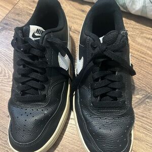 Nike women’s court vision  Black and White Sneakers